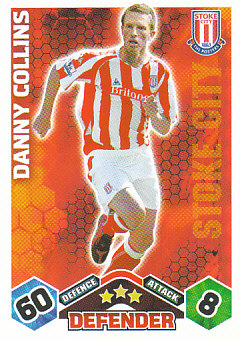 Danny Collins Stoke City 2009/10 Topps Match Attax #260